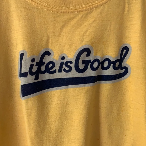 Cropped Life is Good T Shirt - Picture 2 of 2